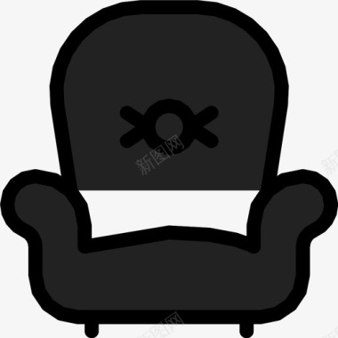 沙发椅子必需品图标图标