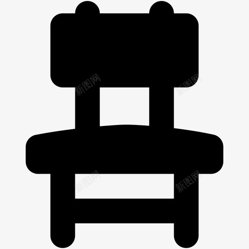 椅子办公椅餐椅图标svg_新图网 https://ixintu.com 475个动作向量图标 办公椅 家具 座位 椅子 餐椅