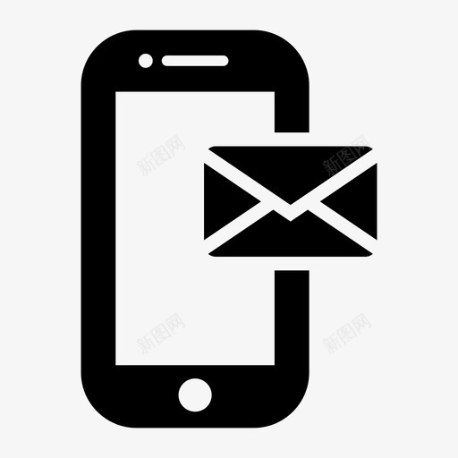 智能手机短信电子邮件信使图标svg_新图网 https://ixintu.com 信使 手机短信 智能手机信封 智能手机短信 电子邮件 短信