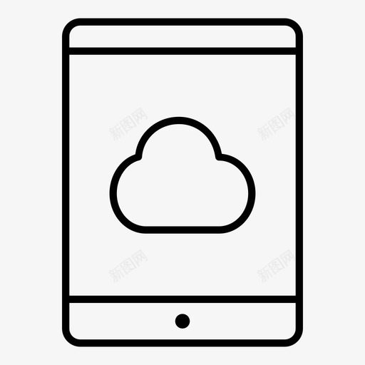 云pc平板电脑电脑平板电脑设备图标svg_新图网 https://ixintu.com ipad 云pc平板电脑 小工具 显示器 电脑平板电脑 设备
