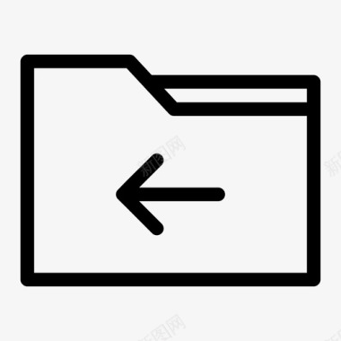 上一个文件夹计算机文件夹数据存储图标图标