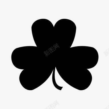 三叶草爱尔兰爱尔兰的幸运图标图标