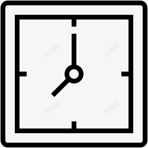 时钟1时间图标svg_新图网 https://ixintu.com 1 挂钟 时钟 时间 现代业务线图标 计时器 记时器