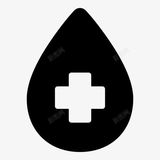 献血滴血医疗图标svg_新图网 https://ixintu.com 医疗 医药铭文 滴血 献血 输血