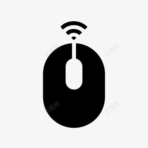 无线鼠标蓝牙设备图标svg_新图网 https://ixintu.com wifi 无线鼠标 蓝牙 设备