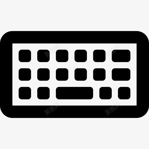 键盘按键字母图标svg_新图网 https://ixintu.com qwerty 剪切一组可爱的线条图标 字母 打字 按键 键盘 非常适合用户界面和基于24x24像素网格的功能图形 风格独特