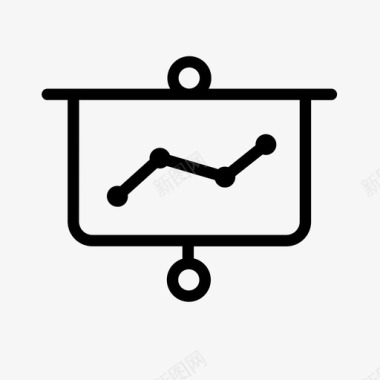 展示板办公室投影图标图标