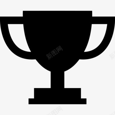 奖杯轮廓形状奖项图标图标