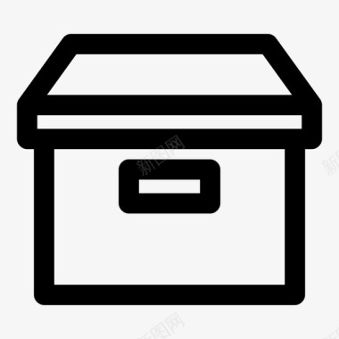 存储盒档案文档图标图标