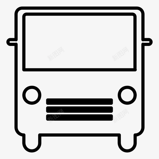 巴士巴士车旅行图标svg_新图网 https://ixintu.com 巴士 巴士车旅行