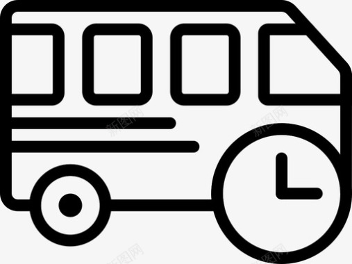 装载车汽车运输图标图标
