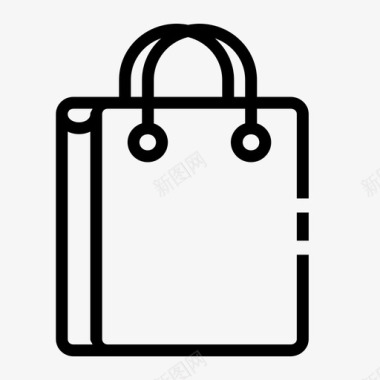 购物袋电子商务金融图标图标