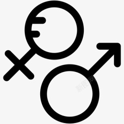 性别识别性别自然科学性别符号图标高清图片