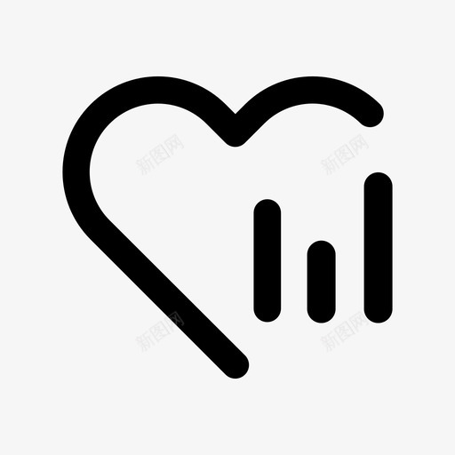 脉搏健康心率图标svg_新图网 https://ixintu.com 健康 健康杂志 内容类型 心率 心脏频率 心跳 心跳加快 脉搏
