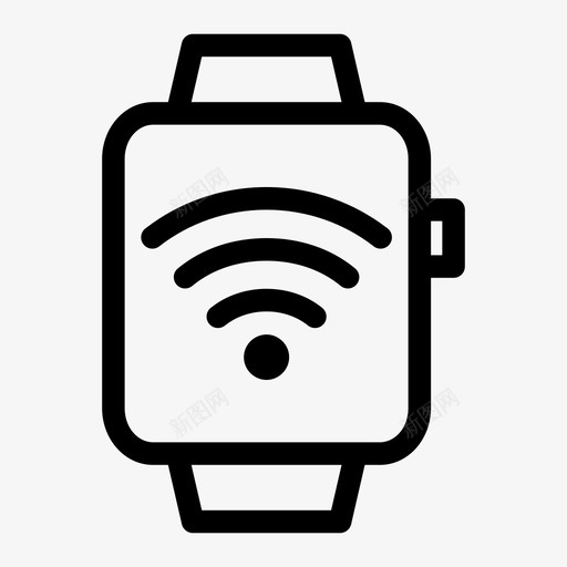 smartwatchwirelessapplesmartwatch时钟图标svg_新图网 https://ixintu.com applesmartwatch smartwatchwireless 技术 时钟 智能手表