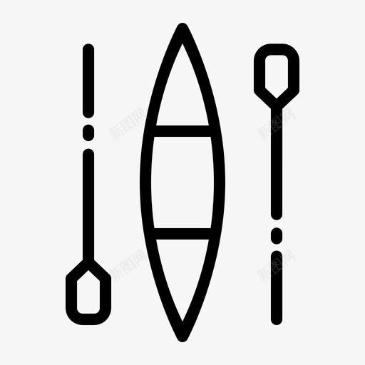 短跑皮划艇奥运会划桨图标svg_新图网 https://ixintu.com 划桨 奥运会 奥运会赛线 短跑皮划艇