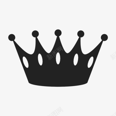 国王王冠君主图标图标