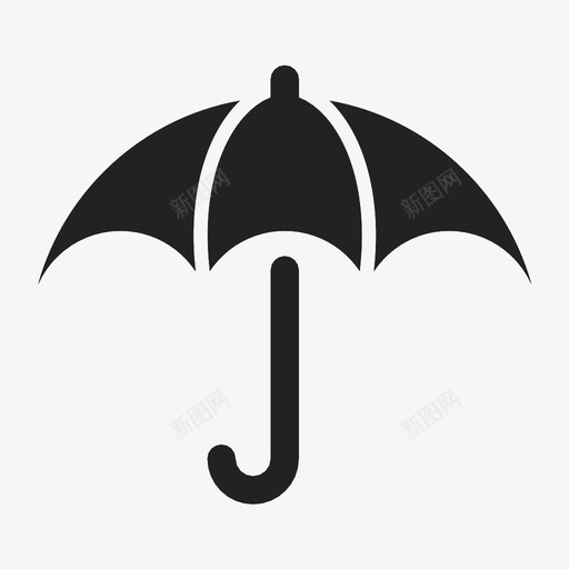雨伞电脑雨水图标svg_新图网 https://ixintu.com 安全 潮湿 电脑 雨伞 雨水