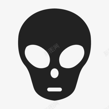 外星人外星人的脸外星人的头图标图标