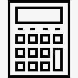 任务使用计算器计算器使用求和图标高清图片