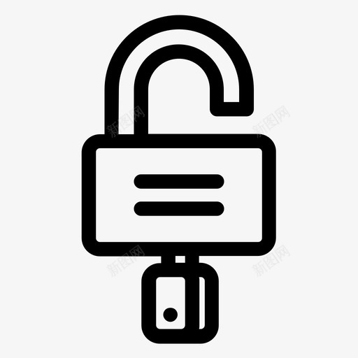 锁成就钥匙图标svg_新图网 https://ixintu.com 安全 成就 挂锁 解锁 钥匙 锁