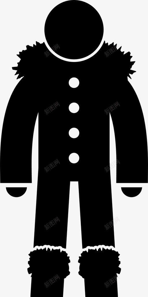 加拿大男装夹克冬季图标svg_新图网 https://ixintu.com 冬季 加拿大男装 夹克 民族服装