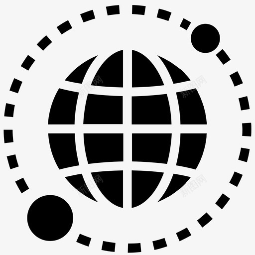 轨道1地球图标svg_新图网 https://ixintu.com 1 世界 地球 自旋 行星 轨道 金融和中小企业