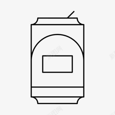 汽水罐饮料食品和饮料图标图标