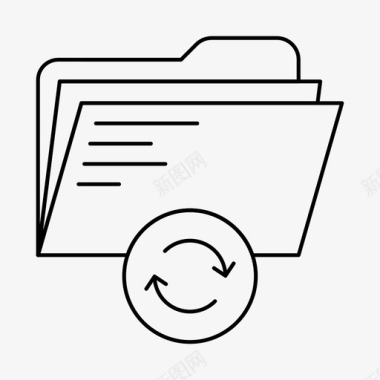 更新文件夹文档文件图标图标