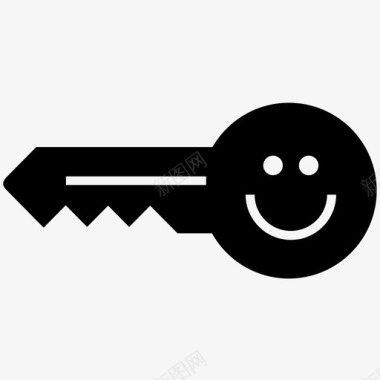 幸福的钥匙入口快乐图标图标