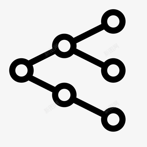 连接树连接图图标svg_新图网 https://ixintu.com 关系 图 连接 连接树