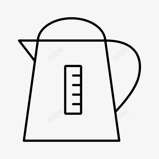 电热壶开水热水图标svg_新图网 https://ixintu.com 家用 开水 热水 电热壶