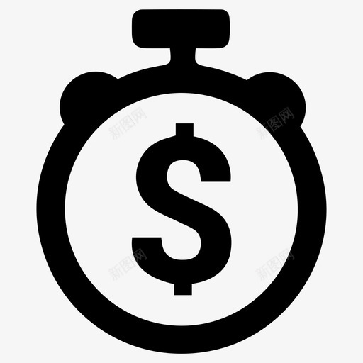 预算存款资金图标svg_新图网 https://ixintu.com 存款 投资回报 计时器 财务和货币 资金 预算