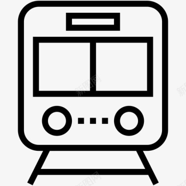 列车机车地铁图标图标