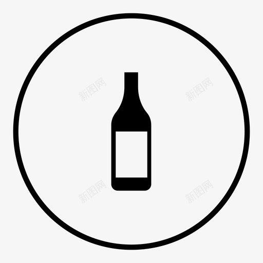 玻璃透明牛奶图标svg_新图网 https://ixintu.com 容器 易碎 牛奶 玻璃 玻璃奶酒 瓶子 苹果酒 葡萄酒 透明 饮料