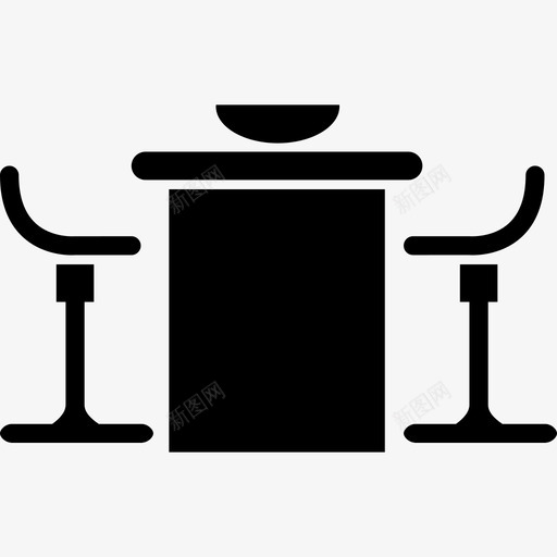 厨房桌子和座位成套家具工具和用具家居用品图标svg_新图网 https://ixintu.com 厨房桌子和座位成套家具 家居用品 工具和用具