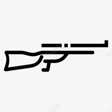 射击气枪奥运会图标图标