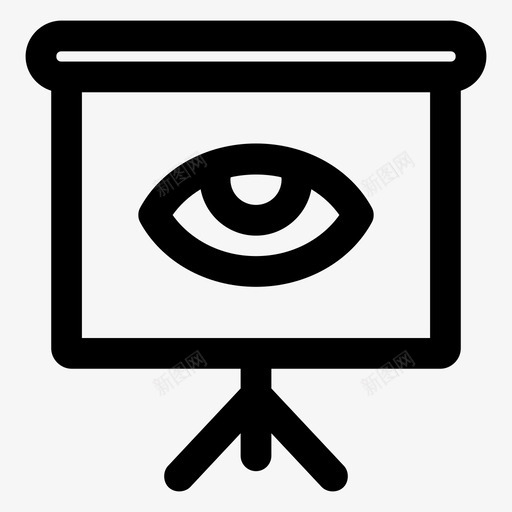 屏幕隐藏显示投影演示图标svg_新图网 https://ixintu.com 屏幕投影仪 屏幕投影仪通知 屏幕解释 屏幕隐藏 教学 显示投影 演示