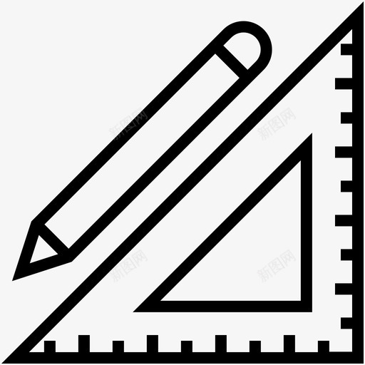 设置正方形度正方形绘图工具图标svg_新图网 https://ixintu.com 几何工具 工具和构造轮廓图标 度正方形 绘图工具 设置正方形 铅笔