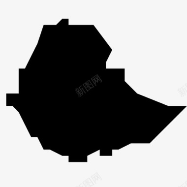 埃塞俄比亚非洲国家图标图标
