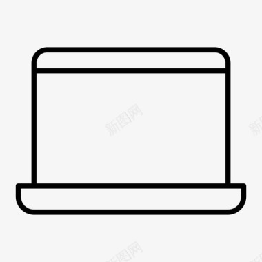 笔记本电脑设备笔记本电脑接口图标图标