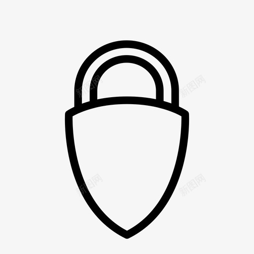 挂锁关闭锁定密码图标svg_新图网 https://ixintu.com 安全 密码 挂锁关闭 锁 锁定