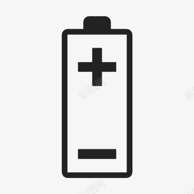 电池标志充电能量图标图标