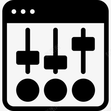 均衡器应用程序控件图标图标