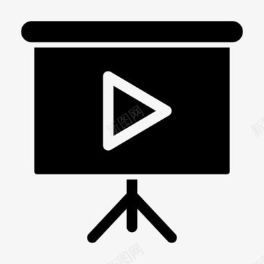 屏幕投影播放大屏幕显示图标图标