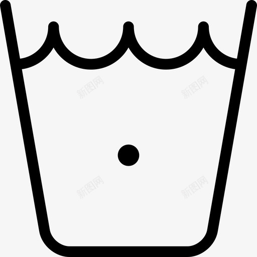 洗涤清洁布图标svg_新图网 https://ixintu.com 低温 布 水 洗涤 洗衣 清洁