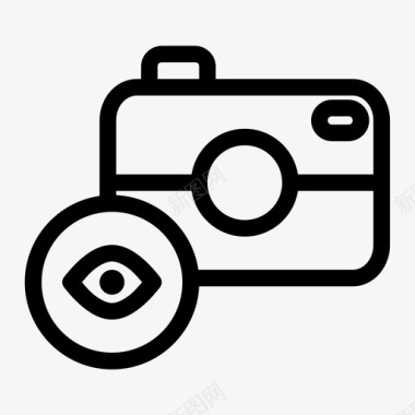 摄像机数码眼睛图标图标