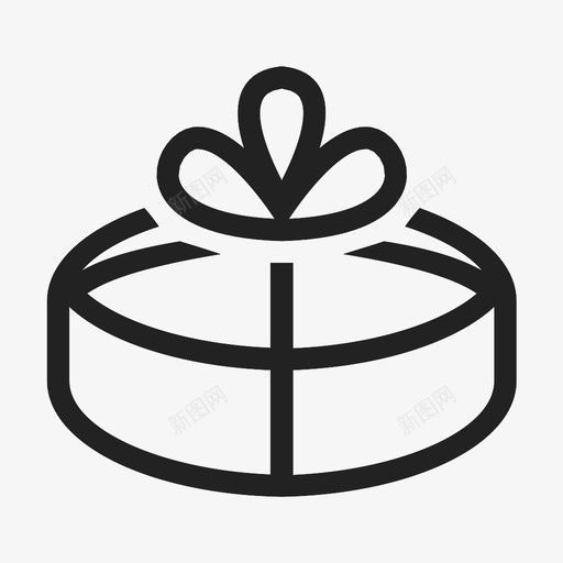 礼品包装圣诞节礼物图标svg_新图网 https://ixintu.com 圣诞节 惊喜 礼品包装 礼物