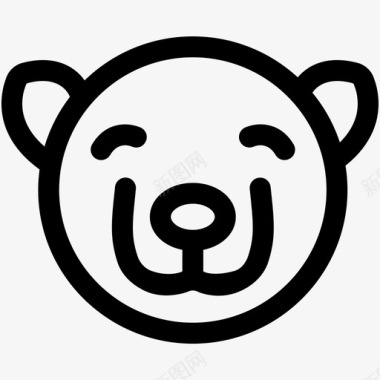 熊动物食肉动物图标图标