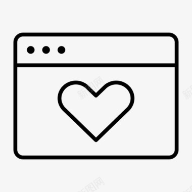 收藏夹web浏览器浏览器通知heart图标图标